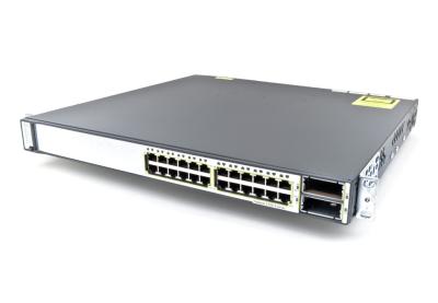 China Cisco Catalyst 3750 Series Switches , Cisco Stackable Switches Rack Mountable WS-C3750E-24PD-S for sale