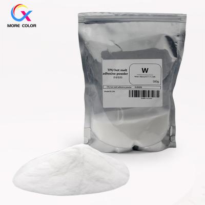 China 1kg 20kg DTF Hot Melt Adhesive Powder Black White Color For Heat Transfer Film for sale