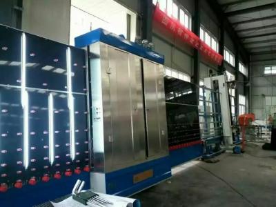China Stainless Steel Vertical  Low-e  Glass Washer,2500mm Vertical Low-e Glass Washing Machine with Tilting Table for sale