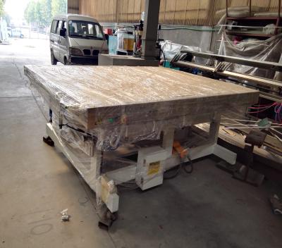 中国 高い発電空気浮遊物の塗布のテーブルを傾ける傾くことを用いる二重ガラス装置の空気浮遊物のAsemmblyのテーブル 販売のため