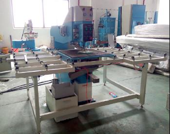 China Semi Automatic Glass Drilling Machine With Lower Drilling Bit PLC Control System for sale
