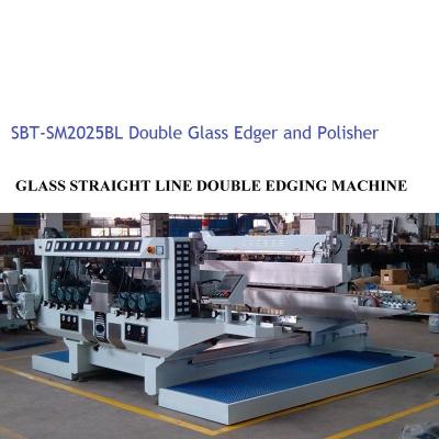 China Glass Double Edger Glass Processing Equipment / Glass Processing Plant,Glass Double Edger ,Straiight Line Glass Edger for sale
