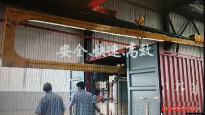 China Package Loading & Unloading Glass Lifting Equipment U Shape Crane for Containers for sale