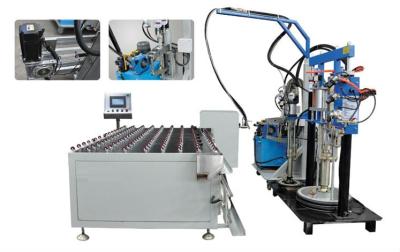 China Silicone Horizontal Insulating Glass Sealing Machine,Automatic Silicone Sealing Robot,Automatic Silicone Extruder Robot for sale