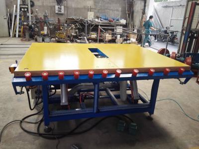 China Warm Edge Spacer Air Float Table,Flexible Spacer IG Assembly Table,Air Floating Application Table with Tilting&Sucker for sale