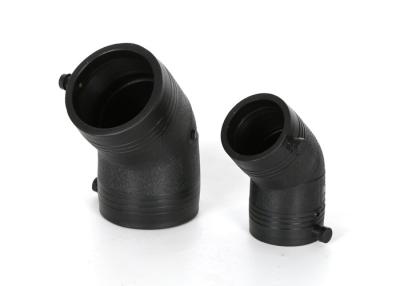 China PE HDPE Electrofusion 45 Degree Elbow Adaptor For Pipe Line for sale