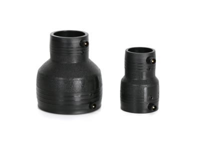China PE100 HDPE Electrofusion Welding Fittings Reducing Coupling 200 X 110mm for sale