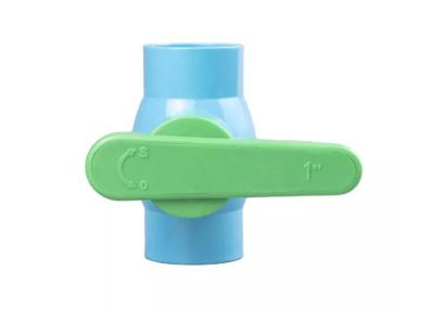 China Os ABS seguram a válvula de bola plástica padrão do PVC de Taiwan do soquete para o controle da água à venda