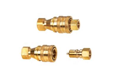 China Yellow Brass Quick Coupler For Water Pipe System en venta
