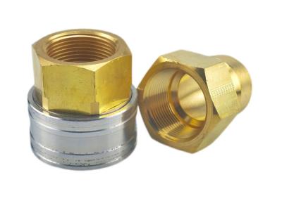 China Cold Water Straight Through Coupler , 14 Bar Brass Quick Disconnect Fittings for sale
