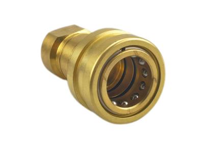 China ISO7241B 0.75 Inch	Hydraulic Brass Quick Coupler for sale