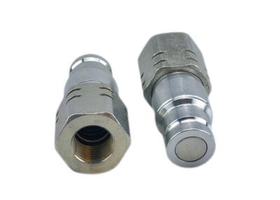 China 5/8'' Carbon Steel Flat Face Quick Release Couplings for sale