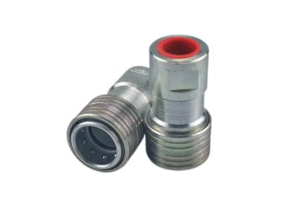 China 1-1/4'' Steel Double Shut Off Coupling , Hydraulic Quick Disconnect Couplings for sale