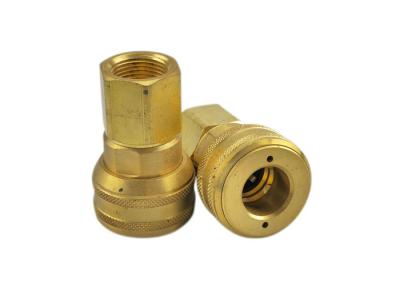 China 0.25 Inch Threaded Quick Connect , Brass Quick Release Coupling for sale