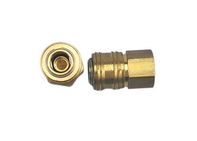 China 1/4'' Nominal Brass compressed air quick release coupling Pneumatic Quick Coupling for sale