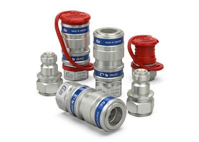 China Flow Diameter 2.5mm Hydraulic Quick Connect Couplings 100Mpa 6.0L/Min for sale