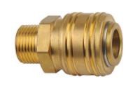 China Close Type Pneumatic Quick Coupling Brass Pneumatic Quick Disconnect for sale