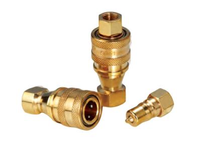 China Brass KZD Pneumatic And Hydraulic Quick Coupling Medium Pressure for sale
