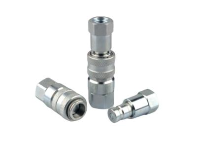 China Hydraulic Quick Connect Couplings Flush Face Popet Valves Pd Closed Type for sale