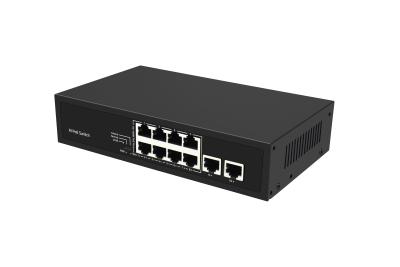 China 10/100M Ethernet Industrial Switch , 10 Port Industrial Network Switch PoE for sale