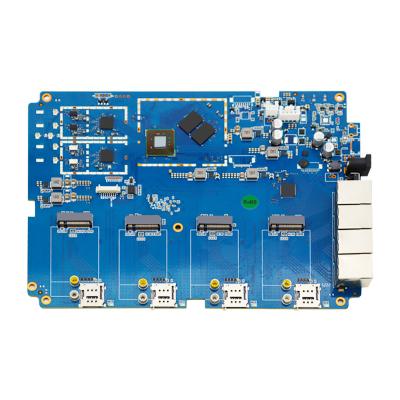 China 4 SIM Stable Vending Machine Control Board , Anti Interference Router PCB Board for sale