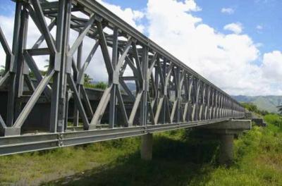 China Assembly Steel Bailey Bridge deck truss Concrete Deck , Galvanized  for sale