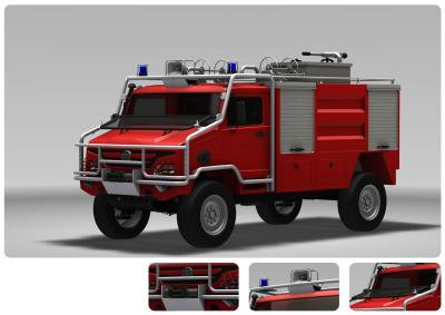 China Emergency Fire Engine Vehicle For Fire Rescue 115km/H Highest Speed for sale