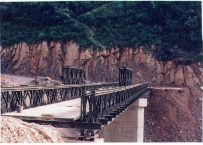 China 50m Steel Constructure Bailey Bridge Compact Panel Bridge for sale