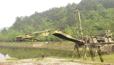 China Brücken-modulare Eisen-Brücke der Breiten-3.8m schnelle Aufrichtung mechanisierte zu verkaufen