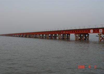 China Double Lane 30ft-180ft Metal Truss Bridge Steel Bridge Components for sale