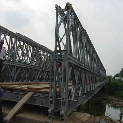 China Puente de la estructura de acero de la dimensión el 1.448*3.048m del panel/puente portátil del pie en venta