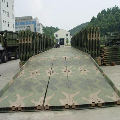 China Tracked Load 50t Bailey Bridge Compact Panel Modular Steel Bridge for sale