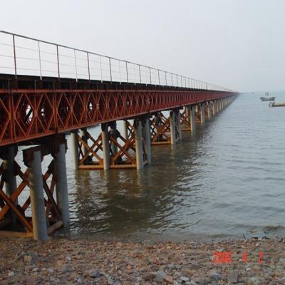 中国 設計されている6-60mモジュラー鋼鉄橋ベイリーの部品に及びなさい 販売のため