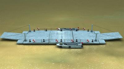 China Self - Propelled Ferry Barge Heavy Loading Capacity for Water Shipment for sale