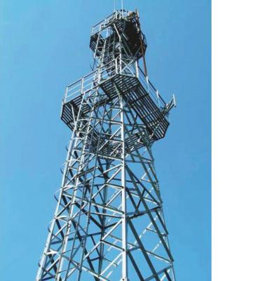 China De Staalbouw Structuren met hoge weerstand voor Communicatie Toren, Overdrachttoren Te koop