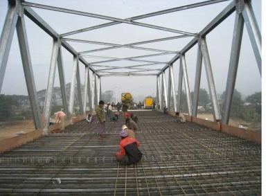 China Amphibious Steel Truss Prefabricated Delta Bridge Simple Structure for sale