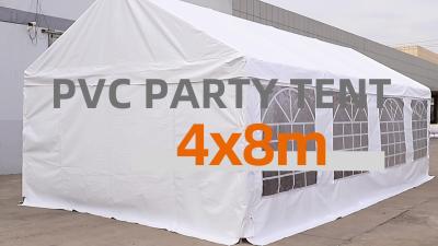 China Heavy duty 4 x 8 m white PVC wedding party tents, event tents for sale