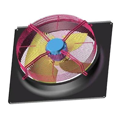 China 3 Phase Industrial Axial Flow Fans Blower 380V 850mm For Unitary Duct Units for sale