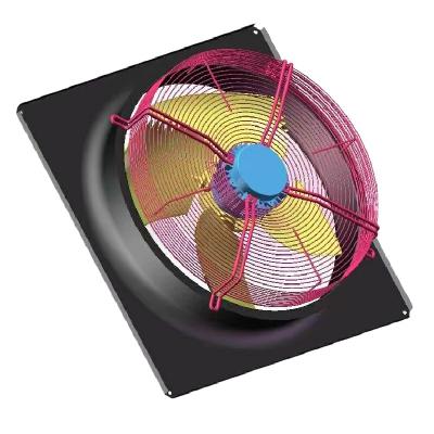 China 3 Phase 900mm Compact Axial Flow Fan 380V For AC Rooftop Units for sale