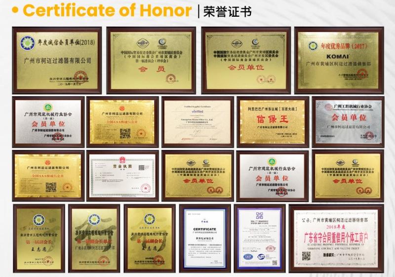 GB/T19001-2016/ISO9001:2015 - Guangzhou Komai Filter Co., Ltd.