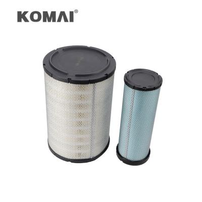 China Kobelco Komatsu Air Filter / Excavator Air Filter 600-185-5100 6I2503 6I2504 for sale