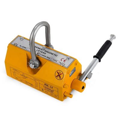 China 1000 kg Portable Manual Permanent Magnetic Lifter Ideal for Heavy Duty Lifting Tasks for sale