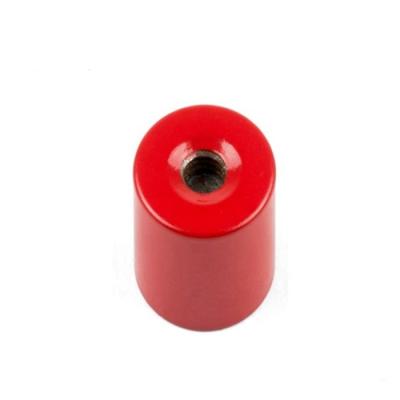 China D25.4x21 Alnico Round Base Cup Pot Magnet with Hole Grade AlNiCo Magnet for sale