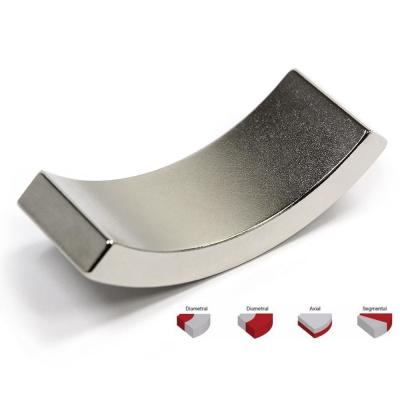 China Materiales magnéticos industriales Magnetos de arco de tamaño personalizado para aplicaciones de motor en venta