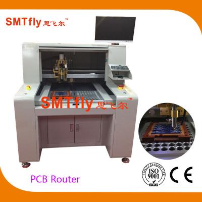 China Double Station PCB Router Depaneling Machine with Auto Routing Bit Checker for sale