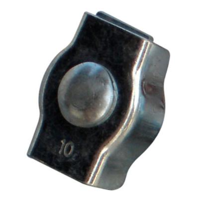 China Simplex Wire Rope Clip 0.005 - 0.073 Kg/Pc Wire Cable Clips Galvanized Carbon Steel for sale