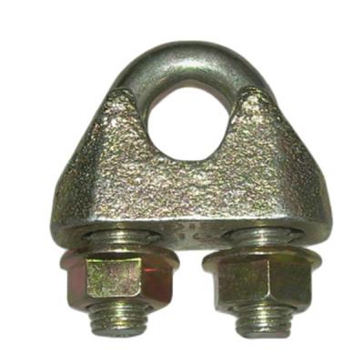 China DIN1142 Wire Rope Clip Metal Wire Cable Clamps Carbon Steel Zinc Plated for sale