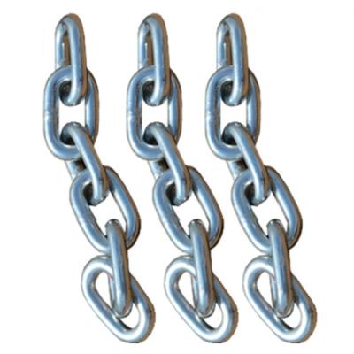 China 2mm To 32mm Round Steel Link Chain DIN766 Link Chain for sale