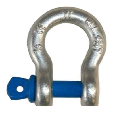 China 3/16 Inch Galvanized Drop Forged Screw Pin Type Shackle Screw Pin Anchor for sale