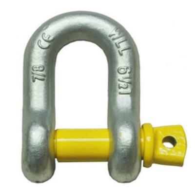 China Acero de aleación galvanizado 1/4 pulgada del tornillo Pin Chain Shackles ISO9001 en venta